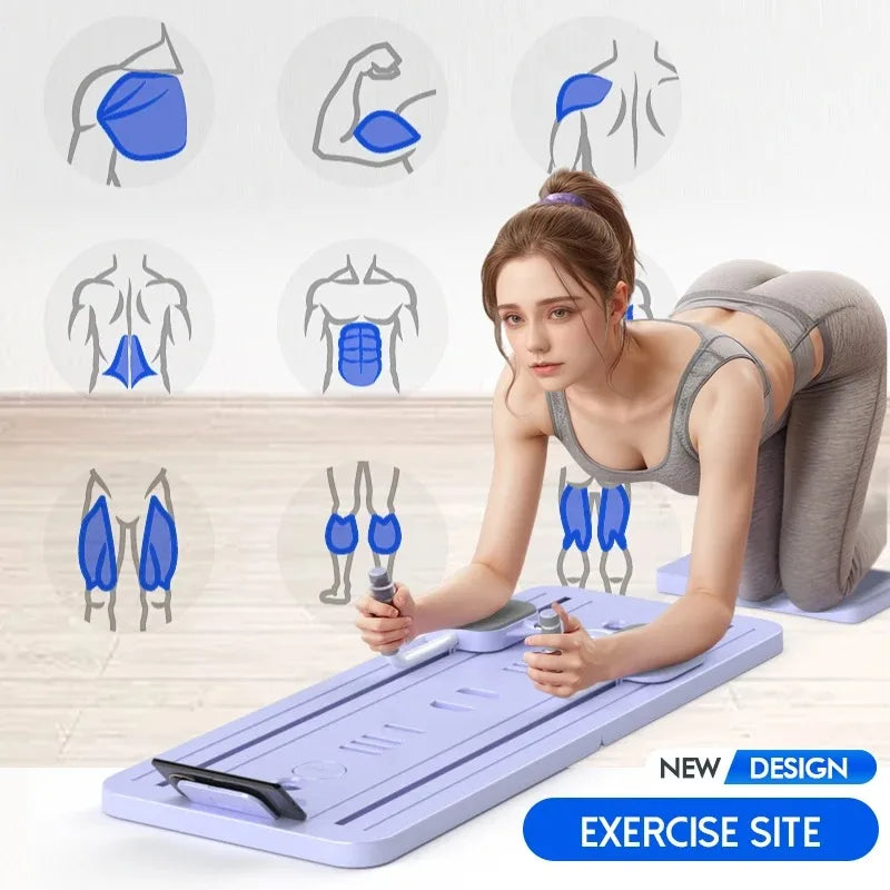 6in1Multi-functional Fitness Board Abdominal Musculation Machine Pilates Equipment Gym Equipment for Home Pelvic Muscle Trainer
