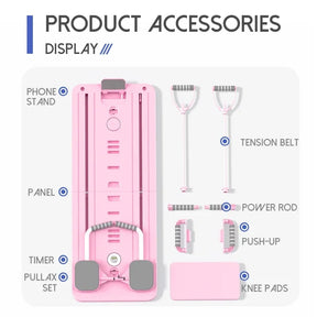 6in1Multi-functional Fitness Board Abdominal Musculation Machine Pilates Equipment Gym Equipment for Home Pelvic Muscle Trainer