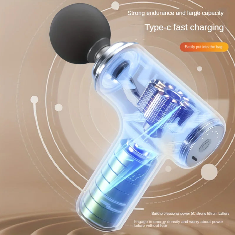 Massage Gun Muscle Relaxation Deep Tissue Massager For Muscle Pain Relief Exercising Body and Relaxation Massager