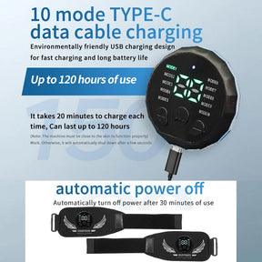 EMS Muscle Stimulator Smart Arm Muscle Toner Electric Arm Trainer USB Recharge Slimming Shaping Massager Weight Loss Fitness